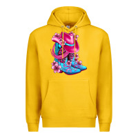 Lemon valentine cowboy boots and hat olivia Premium Hoodie - OliviaCreatesArt