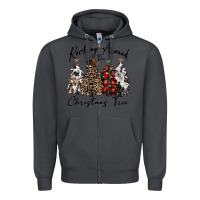 Smoke rocking around the christmas tree Zipper Hoodie - CowGirlArtShop