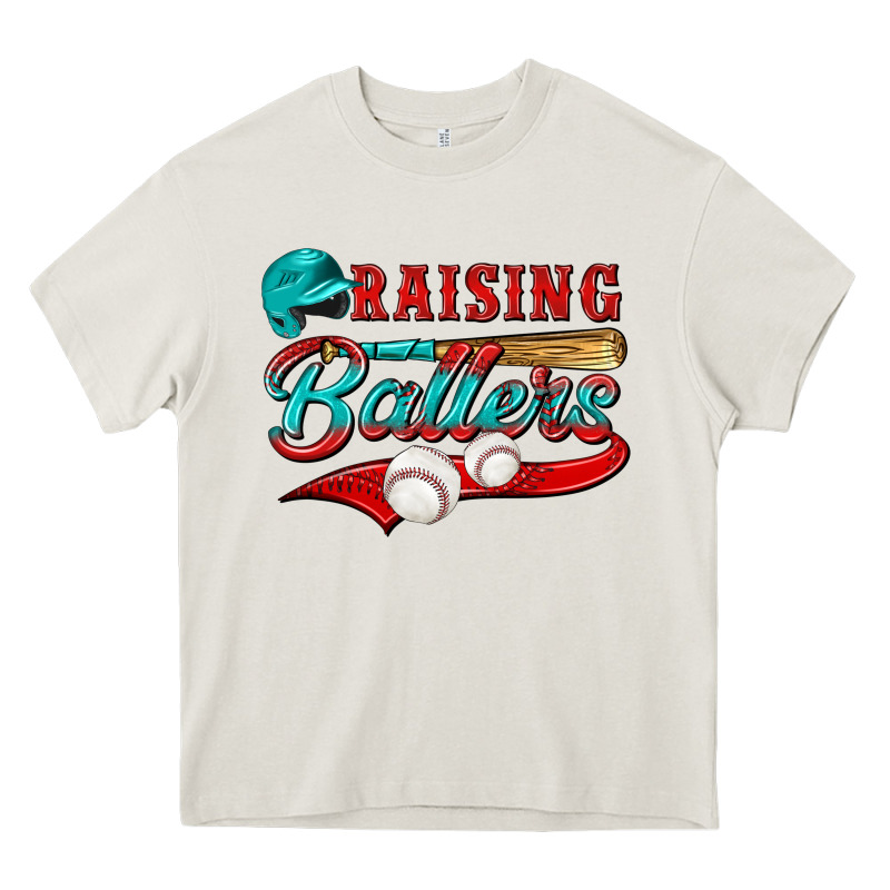 Raising Ballers Heavy Core Tee by NancyCooperArtShop | Teevron