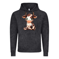 Vintage Black Baby Brown Cow Vintage Hoodie - MaliasSmallBusiness