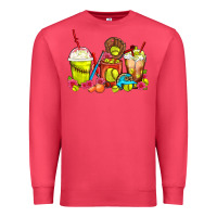 Cardinal Softball Coffee Cups Premium Sweatshirt - FaDigitalArtStudio