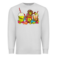 Dove Grey Softball Coffee Cups Premium Sweatshirt - FaDigitalArtStudio