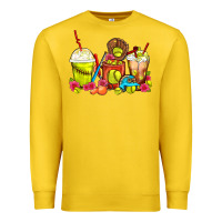 Lemon Softball Coffee Cups Premium Sweatshirt - FaDigitalArtStudio