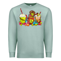 Seafoam Softball Coffee Cups Premium Sweatshirt - FaDigitalArtStudio