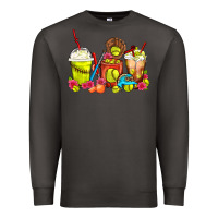 Smoke Softball Coffee Cups Premium Sweatshirt - FaDigitalArtStudio