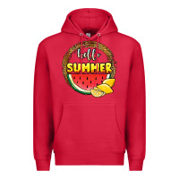 Cardinal hello summer watermelon Premium Hoodie - JahusDesignShop
