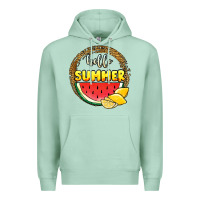Seafoam hello summer watermelon Premium Hoodie - JahusDesignShop