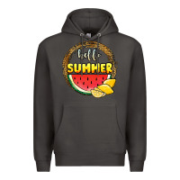 Smoke hello summer watermelon Premium Hoodie - JahusDesignShop