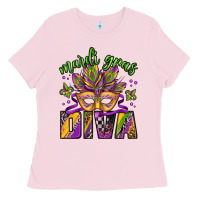 Bubblegum Pink mardi gras diva Ladies Tee - Jasminsmagicworld