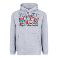 Heather Grey cna certified nursing assistant coffee cups Heavyweight Hoodie - OliviaCreatesArt