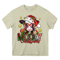 Mossy mooey christmas baby calf Heavy Core Tee - Jasminsmagicworld