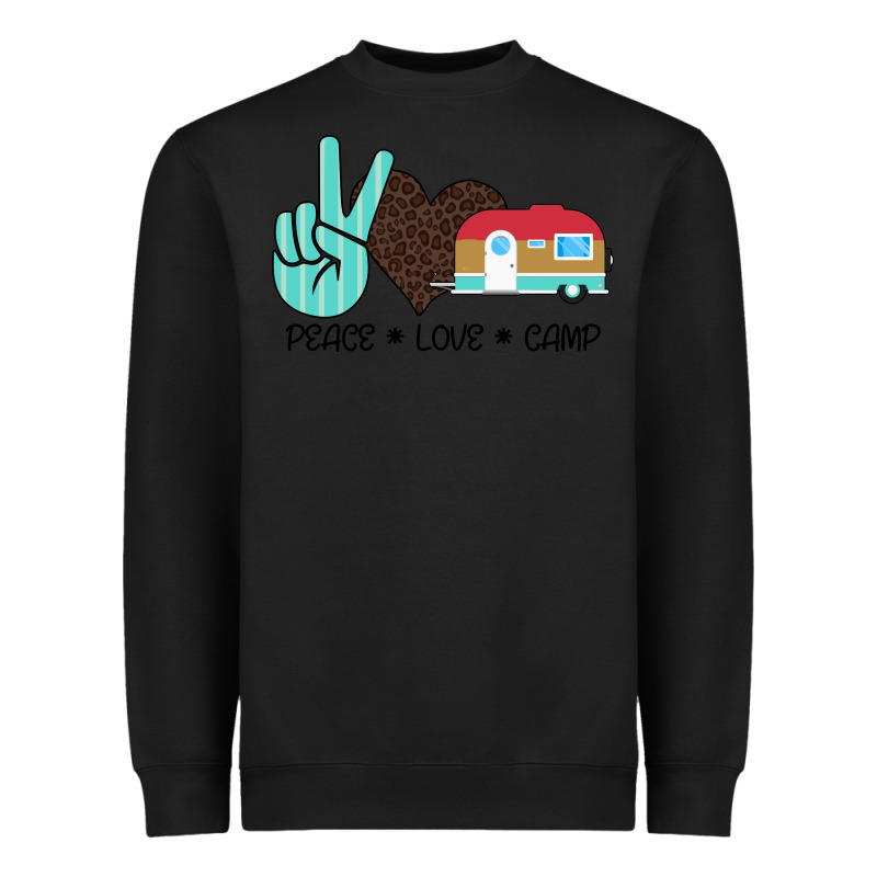 Peace Love Camp Heavyweight Sweatshirt by Bettercallsaul | Teevron