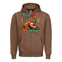 Chestnut best leg day ever Zipper Hoodie - CowGirlArtShop