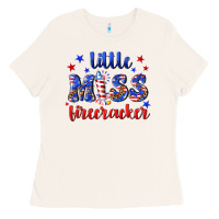 Bone little miss firecracker Ladies Tee - NancyCooperArtShop