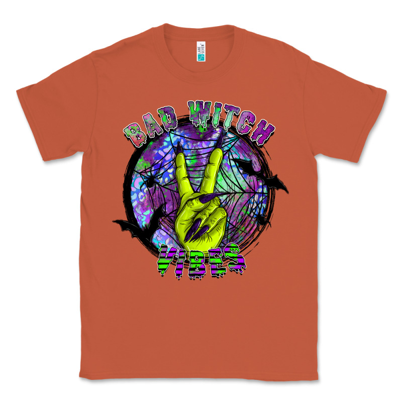 Bad Witch Vibes Classic Tee by SublimationCraftShop | Teevron