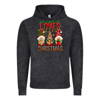 Vintage Black Just a girl who loves Christmas Vintage Hoodie - NancyCooperArtShop