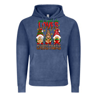 Vintage Denim Just a girl who loves Christmas Vintage Hoodie - NancyCooperArtShop
