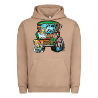 Pigment Burro Happy Easter Urban Hoodie - CowhideDigitalArt