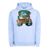 Pigment Grape Ice Happy Easter Urban Hoodie - CowhideDigitalArt