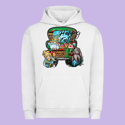Happy Easter Urban Hoodie Designed By Cowhidedigitalart
