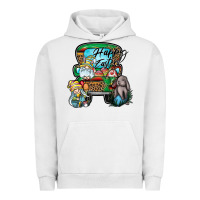Pigment Lunar Rock Happy Easter Urban Hoodie - CowhideDigitalArt