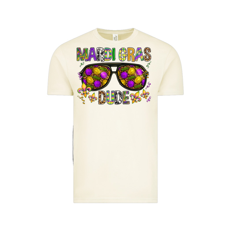 Mardi Gras Dude Vintage Tee by BundleAndBundleShop | Teevron