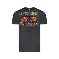 Vintage Black Mardi gras dude Vintage Tee - BundleAndBundleShop