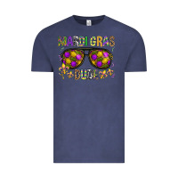 Vintage Denim Mardi gras dude Vintage Tee - BundleAndBundleShop