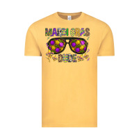 Vintage Mustard Mardi gras dude Vintage Tee - BundleAndBundleShop
