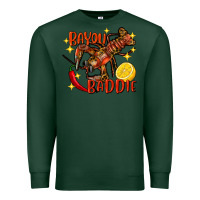 Sports Green Crawfish bayou baddie Premium Sweatshirt - FaDigitalArtStudio