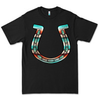 Black serape turquoise horseshoe Premium Tee - Jasminsmagicworld