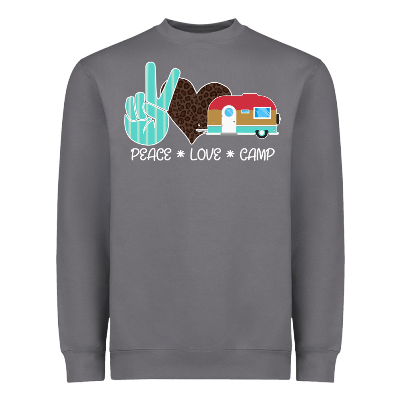 Peace Love Camp Heavyweight Sweatshirt by Bettercallsaul | Teevron