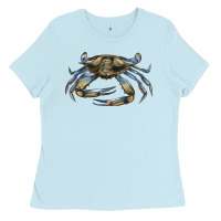 Baby Blue Crab Ladies Tee - LillyAllenDesigns