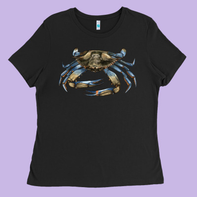 Crab Ladies Tee Designed By Lillyallendesigns