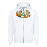 White gather here with grateful hearts Zipper Hoodie - CowGirlArtShop