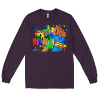 Plum my child is non verbal but his mama aint afro Long Sleeve Tee - RanaPortraitStore