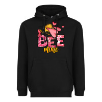 Bee Mine Valentines Day Heavyweight Hoodie | Teevron