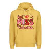 Antique Gold little miss valentine Premium Hoodie - OliviaCreatesArt