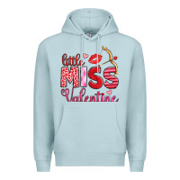 Blue Mist little miss valentine Premium Hoodie - OliviaCreatesArt