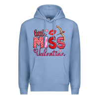 Colony Blue little miss valentine Premium Hoodie - OliviaCreatesArt
