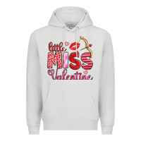 Dove Grey little miss valentine Premium Hoodie - OliviaCreatesArt