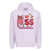 Lilac little miss valentine Premium Hoodie - OliviaCreatesArt