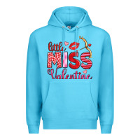 Ocean Blue little miss valentine Premium Hoodie - OliviaCreatesArt