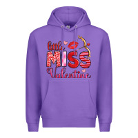 Purple little miss valentine Premium Hoodie - OliviaCreatesArt