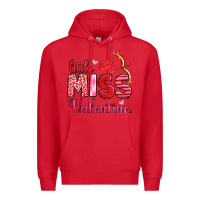 Red little miss valentine Premium Hoodie - OliviaCreatesArt