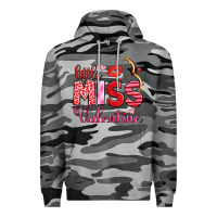 Slate Camo little miss valentine Premium Hoodie - OliviaCreatesArt