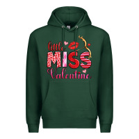 Sports Green little miss valentine Premium Hoodie - OliviaCreatesArt
