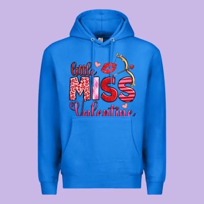 Little Miss Valentine Premium Hoodie Designed By Oliviacreatesart
