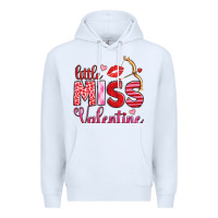White little miss valentine Premium Hoodie - OliviaCreatesArt