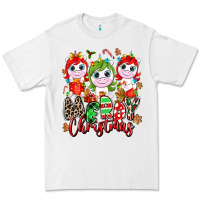 White Merry Christmas unicorns Premium Tee - NancyCooperArtShop